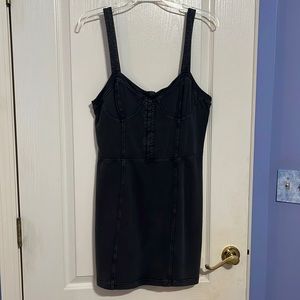 free People large grey bodycon dress